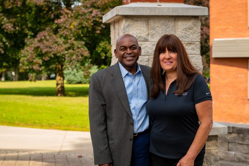 Dr. Hayles and his wife, Maryann.