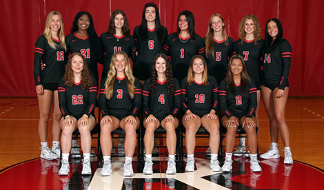 Roberts' women's volleyball team