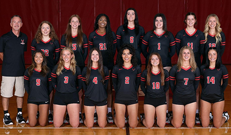 The women's volleyball team