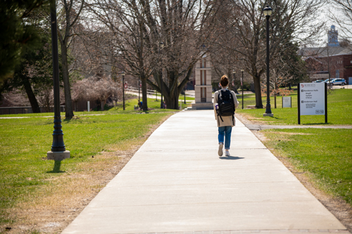 Walking Roberts Student