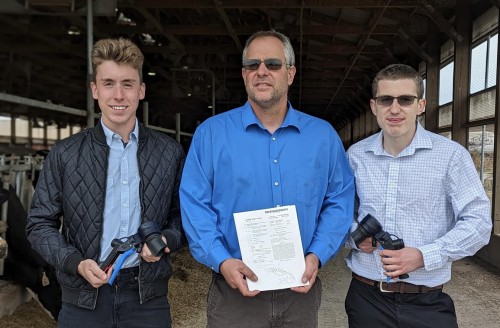 Neal, his father, and his brother.